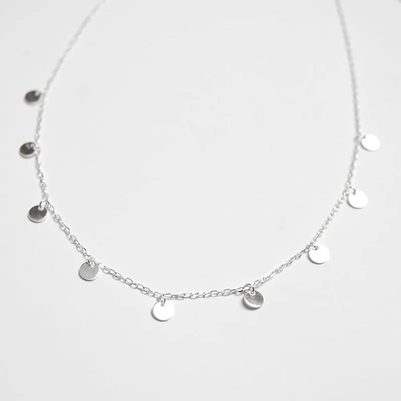 Collana per ragazza teenager placcata in argento rame