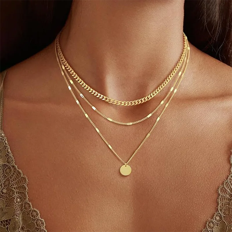 Collana da donna placcata in oro